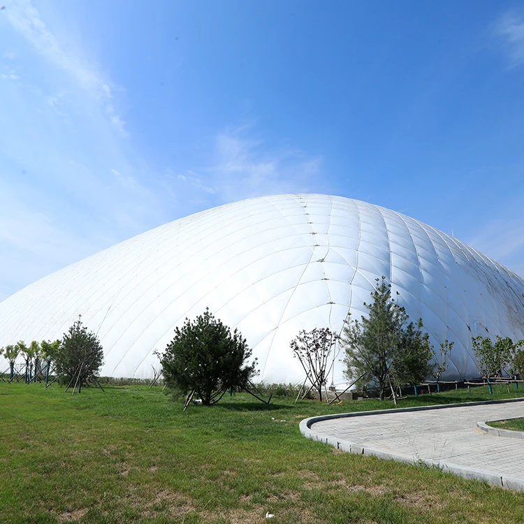 Air rib membrane mobile venue  Air rib membrane conference room Inflatable dome Inflatable structure