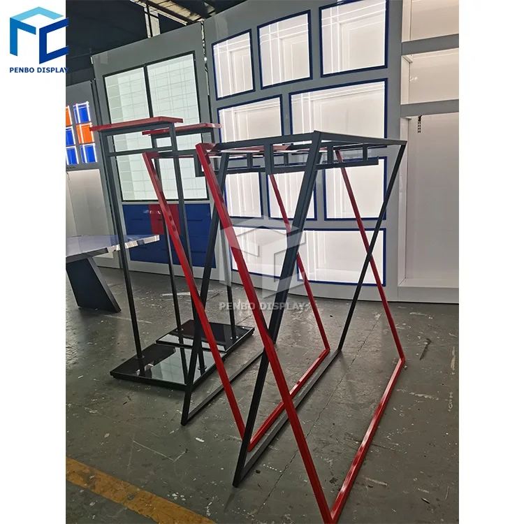 Modern Clothes Store Display Cabinet Luxury Garment Store Display Stand Men Clothes Shop Furniture Clothing Shop Design
