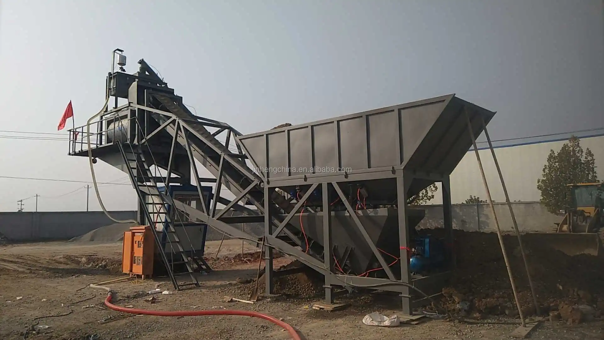 stationary concrete mixer  concrete_batching_plants concrete  mixing plant continuous