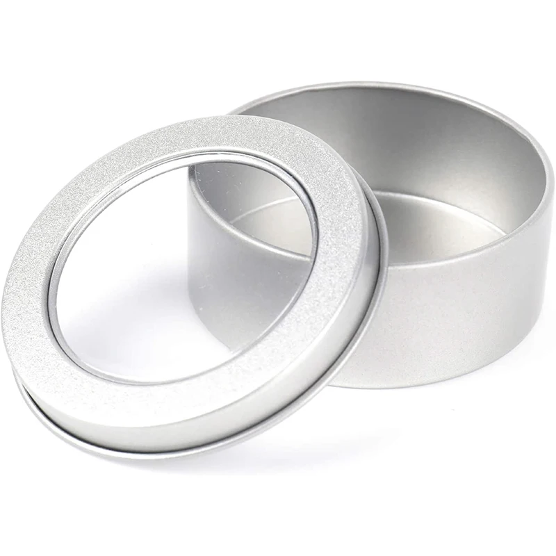 Wholesale Small Size Metal Tin Container Food Grade Tin Jars 100g 50g 30g Circle Pill Box Tin Can