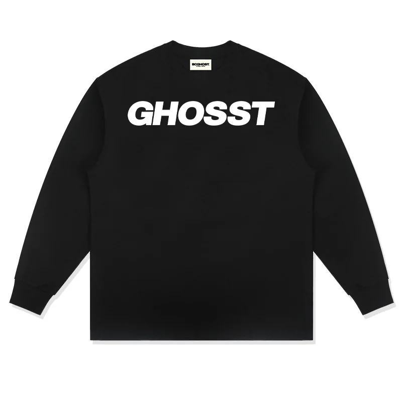 Polo Homm de marqu Men T-Shirt White Black Oversized Pima Cotton Thick Work Long Washed Female Tops Custom Made Raw Edge T-Shirt