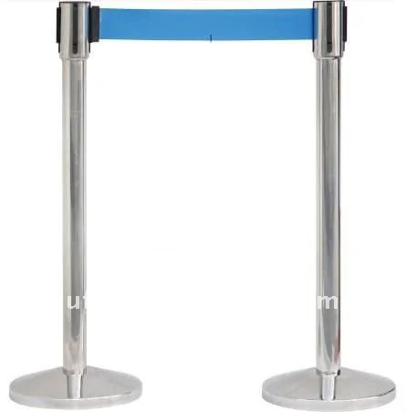 Queue Manager Barrier Crowd Control belt Stanchion
