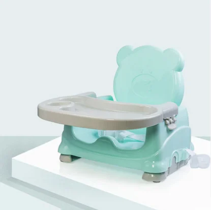 2024 Hot Wholesale 2 in 1 Baby Accessories Bear Dining Chair Baby  Foldable Chair Feeding Baby