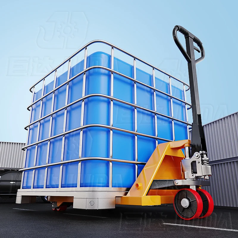 overall integral hydraulic pump 2ton 2.5ton 3ton of hand pallet truck lifter with PU wheels