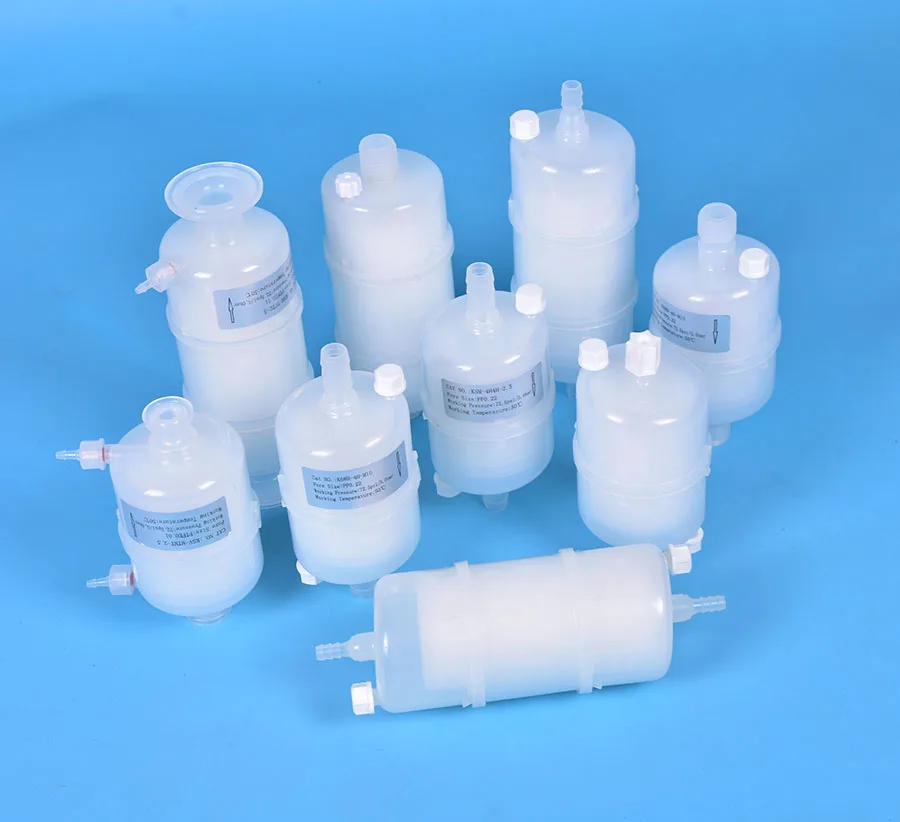 0.1um-1um PVDF 2 5 ' поглощая формальдегид капсулы фильтр для защиты от коррозии фильтрование жидкостей в фармацевтической