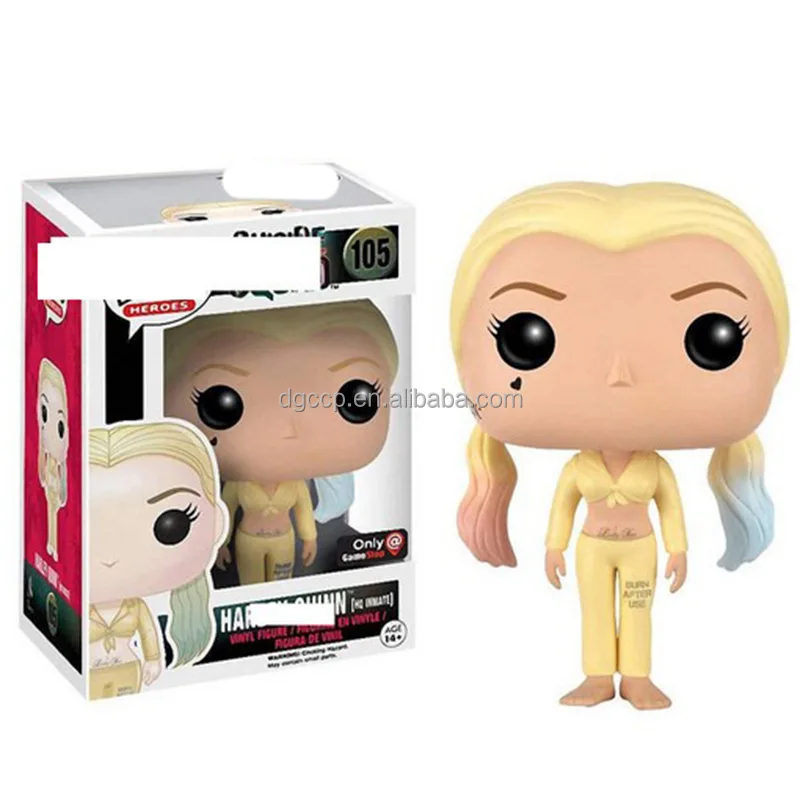 Hot Selling Suicide Squad Harley Quinn Character Joker Action Figure Funkos POP for Kids with Protection Box