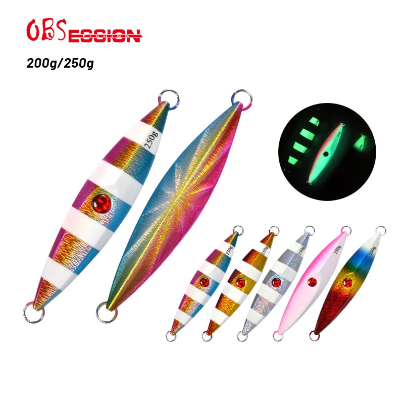 34# Weihai Slow Barras Dyeing Machine Striped Tuna Hard Bait Jig Lure Mackerel Tuna Sea Metal Jig Vertical Jigging Fish Lure