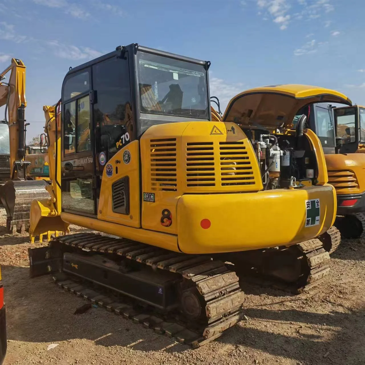 Used komatsu pc70-8 Used excavator  Komastu pc70-8 with Low price and Good quality on Hot sale compressor komatsu pc70