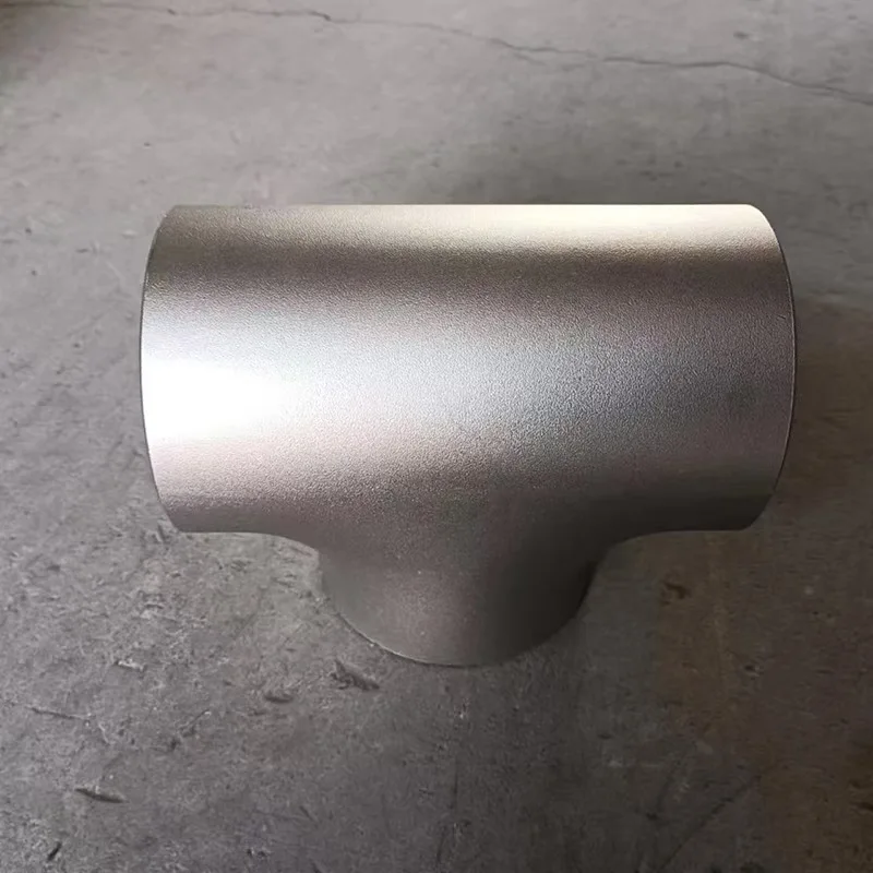 ASME B16.9 Steel Pipe Fittings Tee Carbon Steel Butt Weld Tee