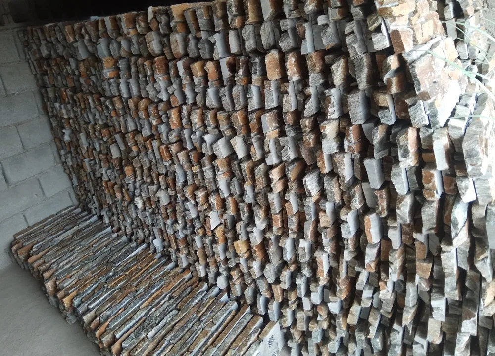 Natural cultural stone exterior wall design