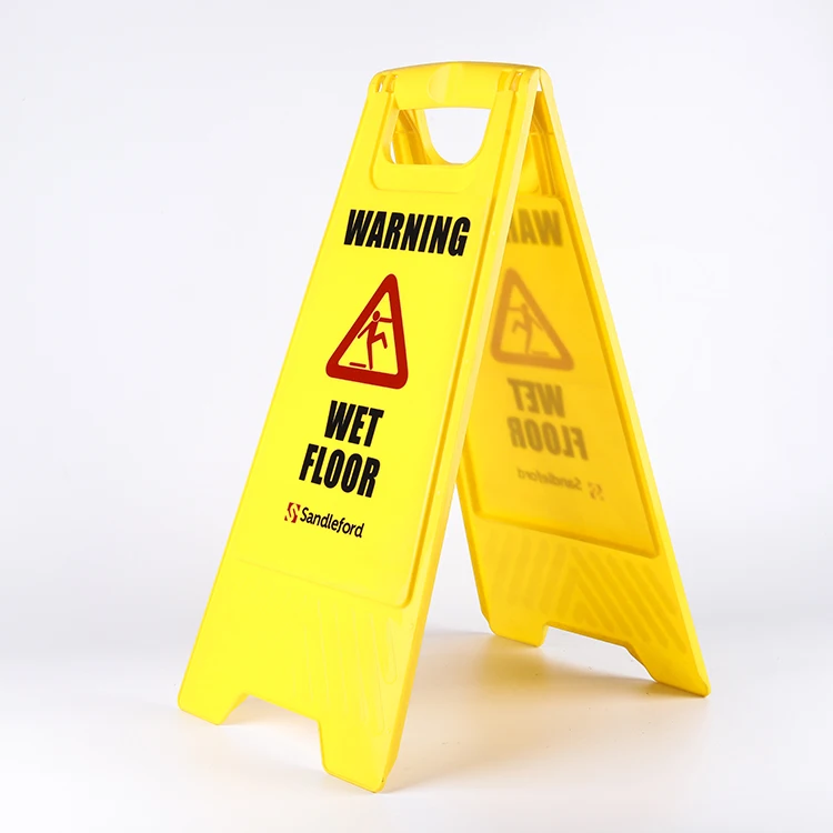 2021 New China Low Price Custom Printed Wet Floor Plastic Warning Signs