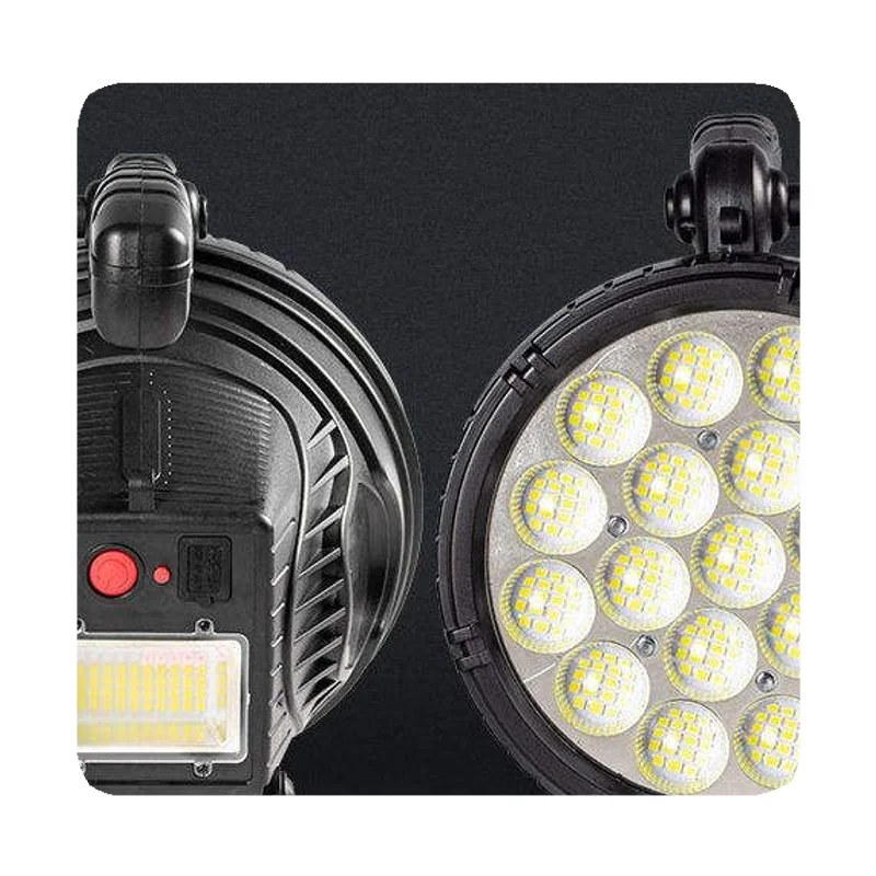 New Rechargeable Spotlight Power Bank Handle Emergency Lantern Led Searchlight for Hunting Vintage