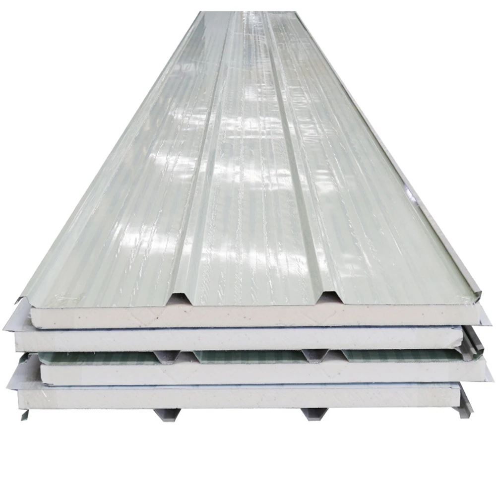 Competitive Price Thermal Insulation 50~200mm Thickness Polyurethane Pu Sandwich Panel Roofing And Wall Boards