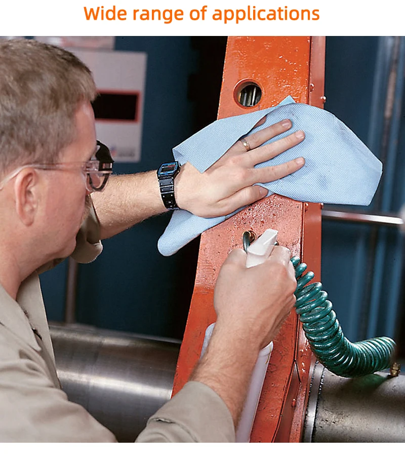 Top Quality Manufacturer Wholesale Meltblown Nonwoven Industrial Cleaning Solvent Wipes Cleaning Cloth Wipe