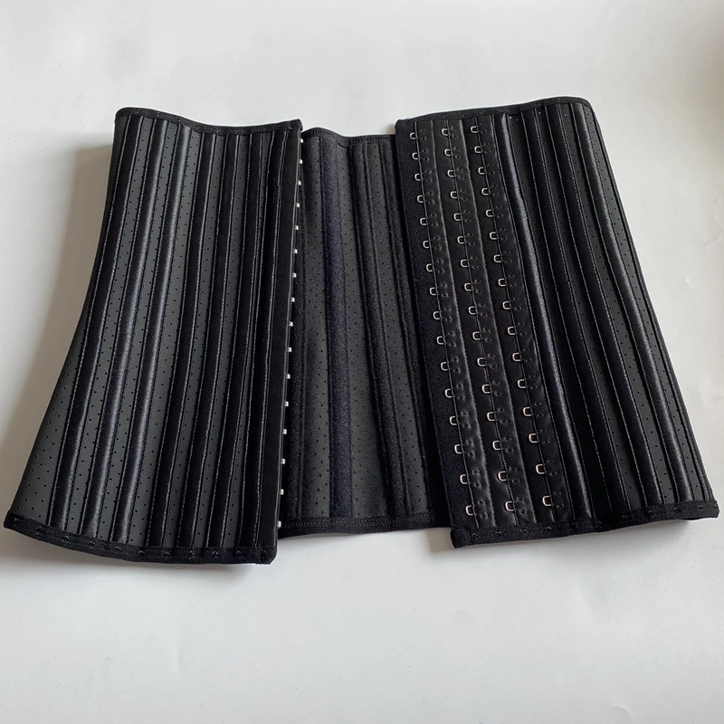 29 Steel Bones Latex Waist Trainer Custom Corset Shaper For Women Slimming Waist Girdle Breathable Plus size Hooks Body Shapers