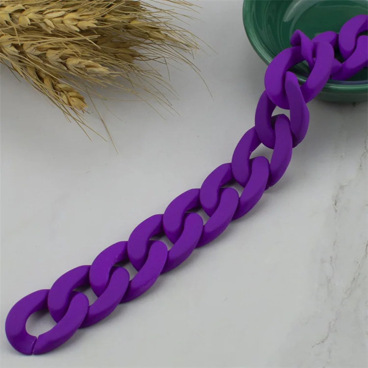 21*30mm Matte None  Acrylic fluorescent color  Assembled Parts Bead For Women Pendant Necklace Jewelry Accessories