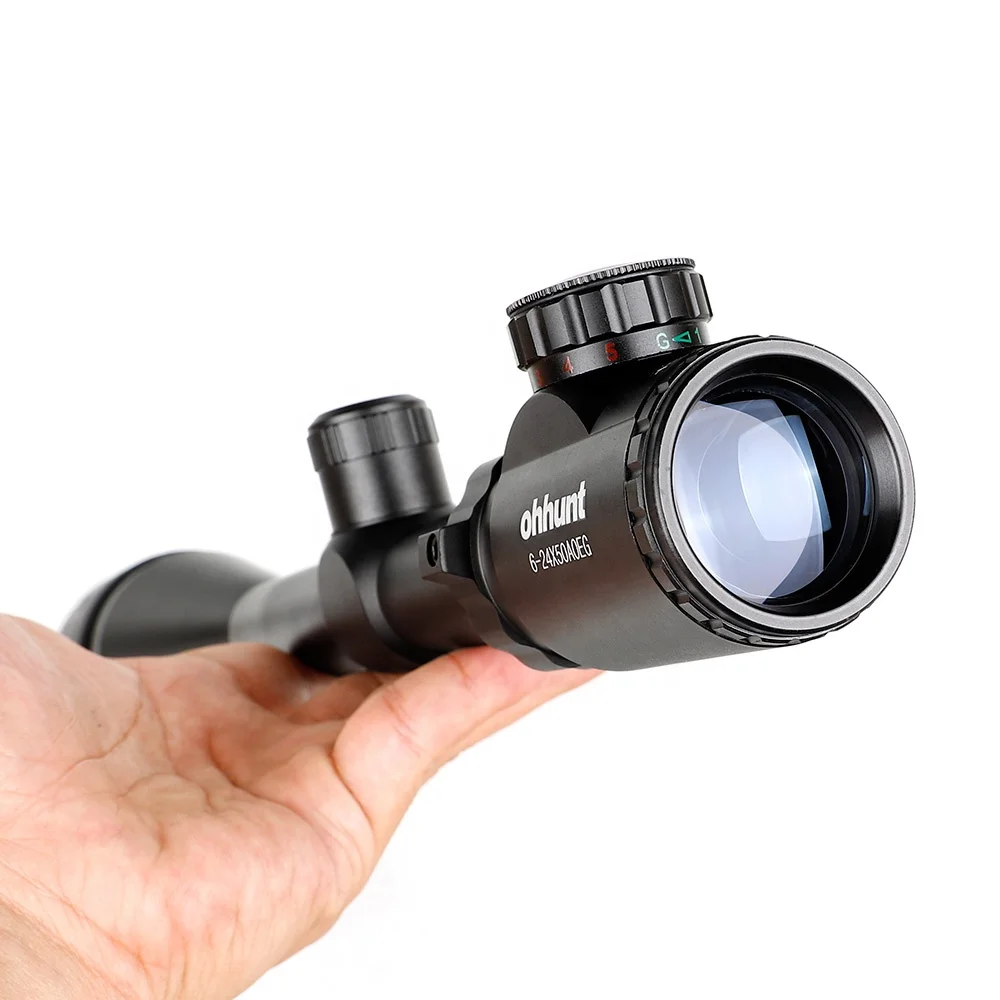 Ohhunt SFP 6-24x50 IR Optic Scope Wire Reticle Red Green Illuminated Shockproof Optical Hunting Sights