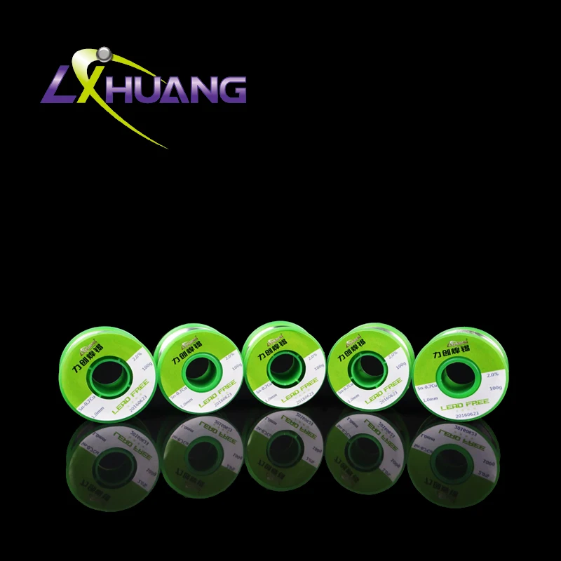 Lichuang wholesale Sn-5Sb 50g lead free solder high temperature soldering tin antimony alloy solder wire welding wires