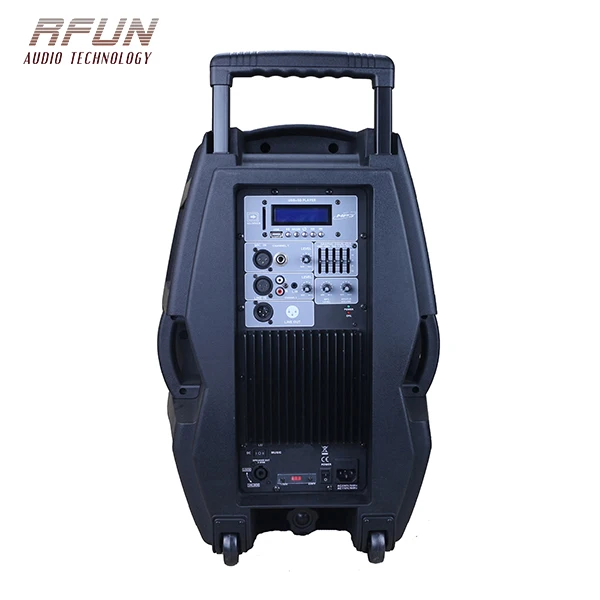 
Satisfying service 2 way active speakers 180 W 12 inch box portable speaker trolley with wheels 