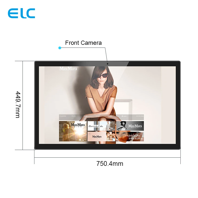 WF3208T(2023) 32 inch Android 11 Indoor Digital Signage LCD Capacitive Touch Screen Digital Menu Display Touchscreen