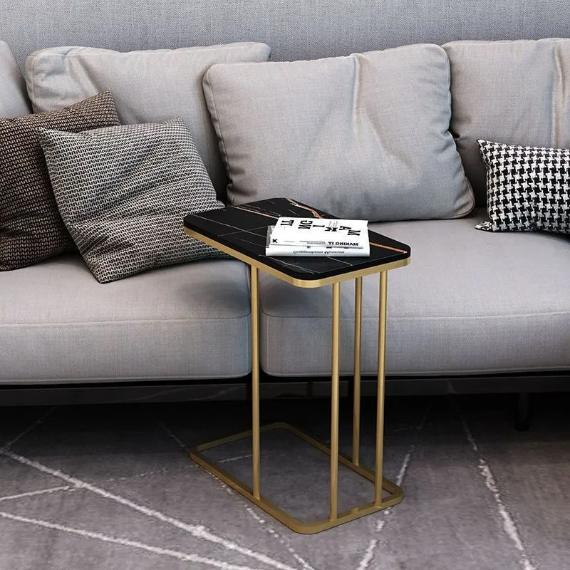 Luxury Modern Living Room Bedroom Removable Portable Bedside Sofa Storage Rack Side Coffee Table