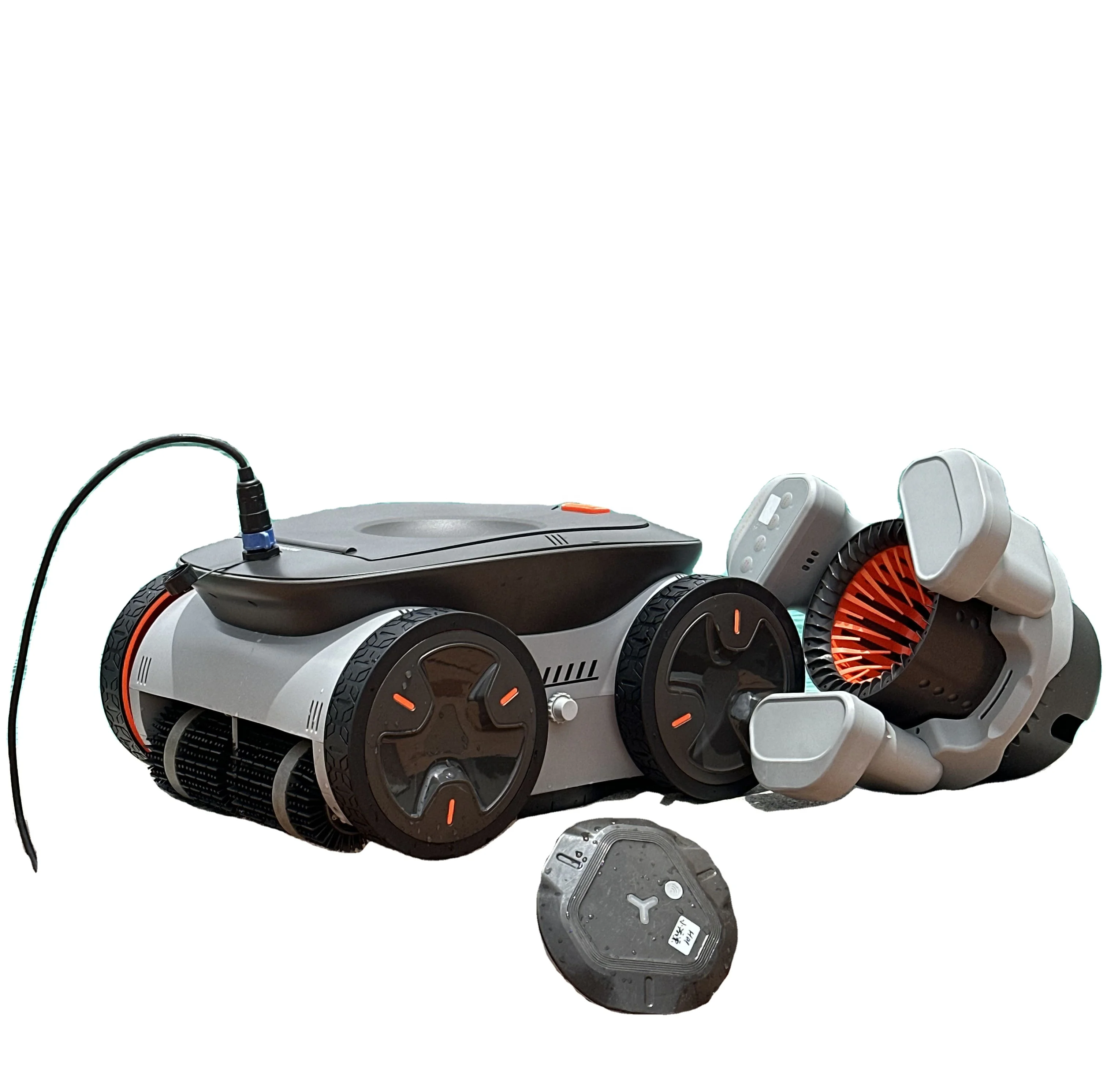 2024 Latest Automatic Cordless Robotic Pool Cleaner Top Swimming Pool Cleaning robot With Custom Logo