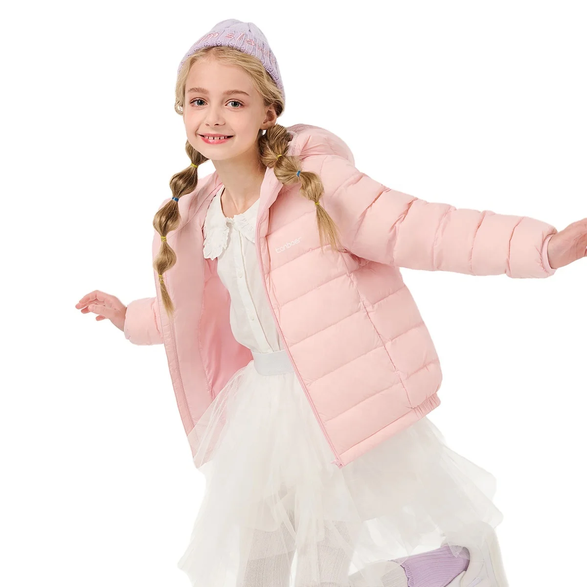 Manufacturers Custom Children Unisex Puffer Jacket Kids Winter Hooded Duck Down Coat For Boys And Girls