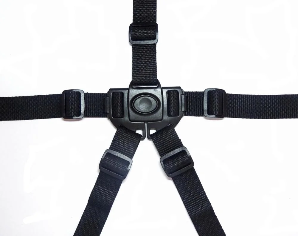 KJM OEM детский стульчик коляска ремня безопасности 1 дюйм 5 способ Quick Release страховочные ремни ремень с пряжкой