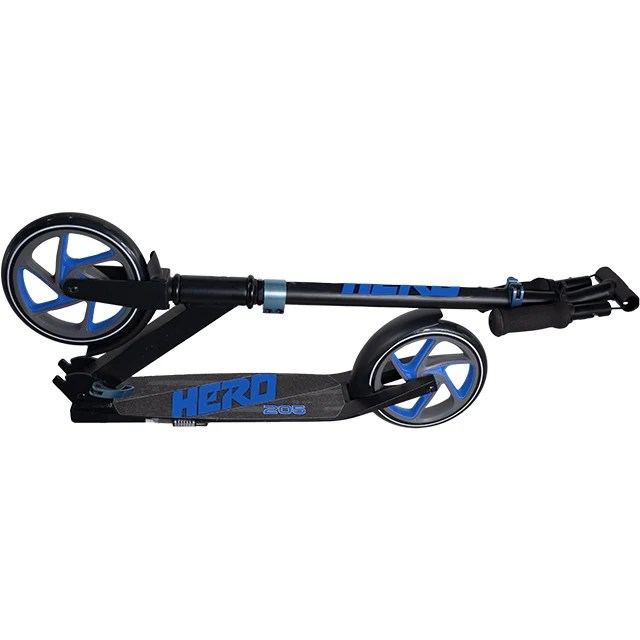 EN14619 Certified Double-Suspension Full-Aluminum Foldable Kick Scooter for Adult Youngster 200mm Wheel