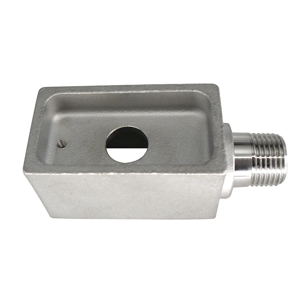 Custom CNC Lathe Turning Milling Service Aluminium Stainless Steel Electric Connection Box Outer Thread