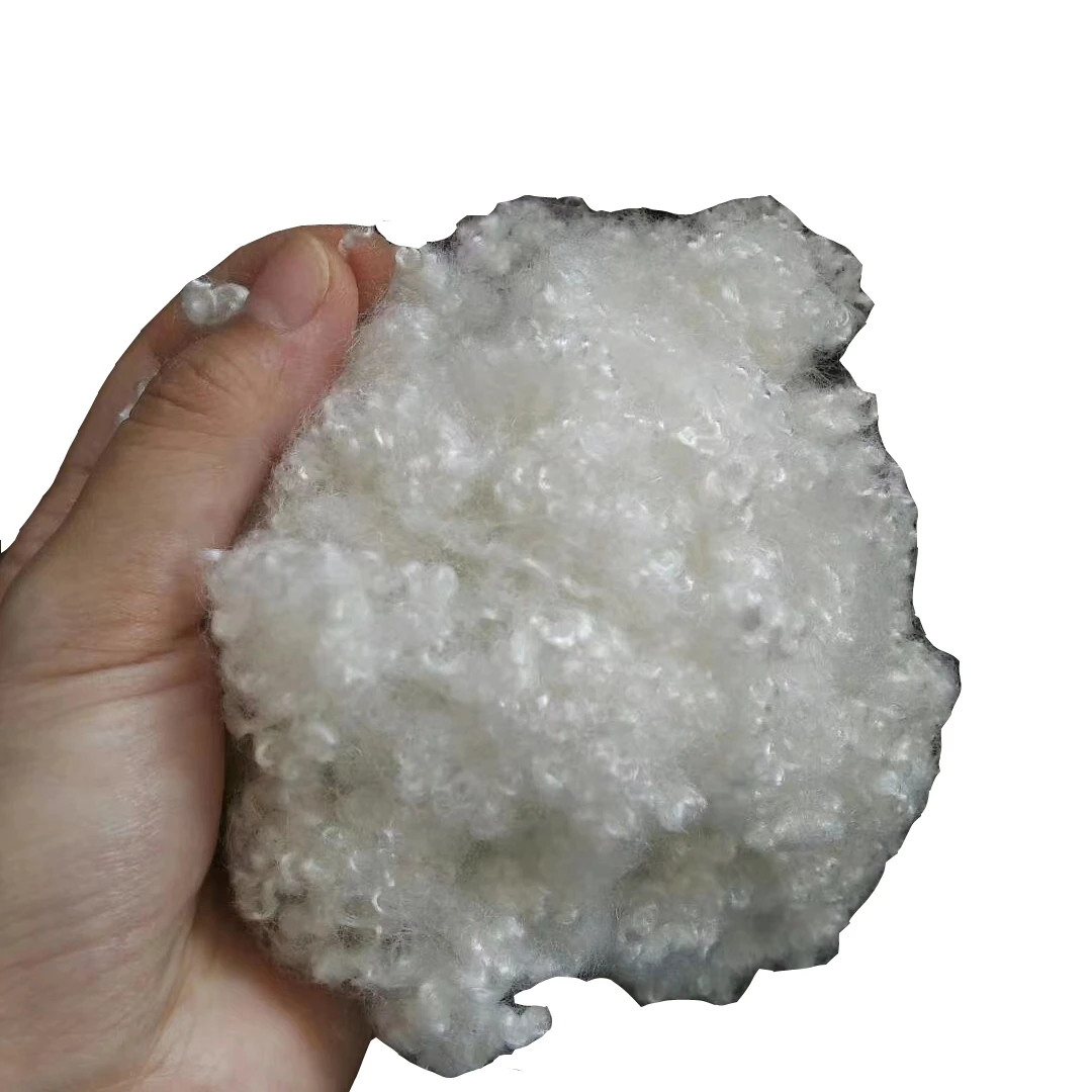 15D,64mm Recycle Siliconized Hollow Conjugated Polyester Staple Fiber For Pillows