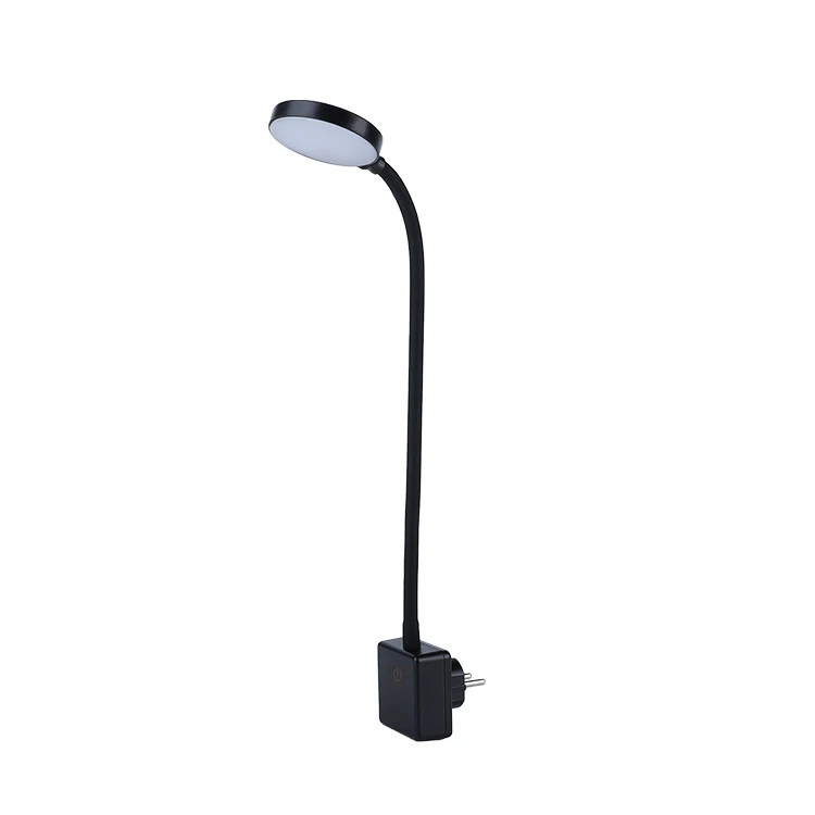 High-quality Dimmable Touch Adjustable Arm Bracket Light Lamp Led Wall Lamp Plug In Wall Sconce