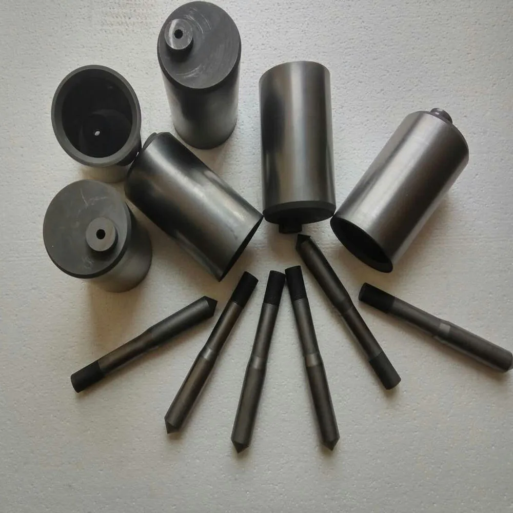 Factory Custom High density High pure Graphite Crucible for Gold Melting refining