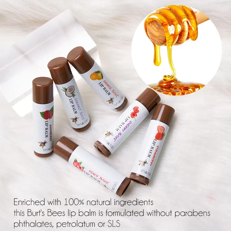 Private Label Moisturizing Lip Balm Custom  Logo  Cute 3PCS Lip Balm  Stick Set Lip Make Up  Vendor