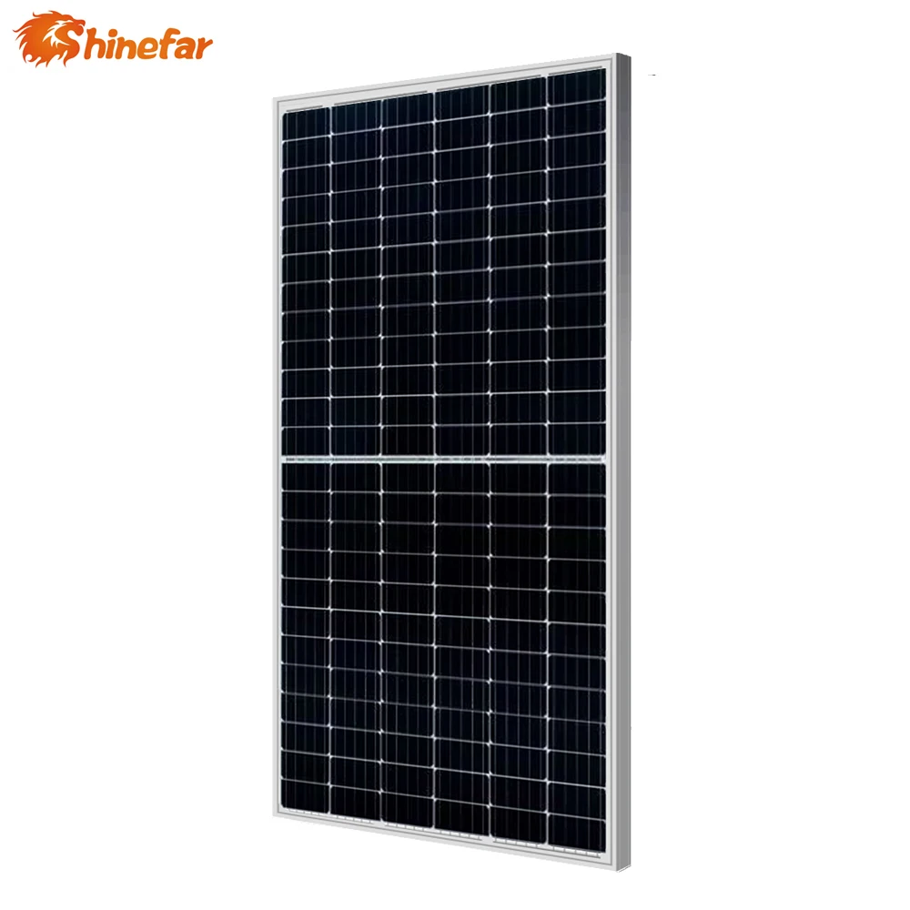 BIPV Shinefar solar panels 450w 455w 460w 166mm module 9BB 144 cells OEM stock
