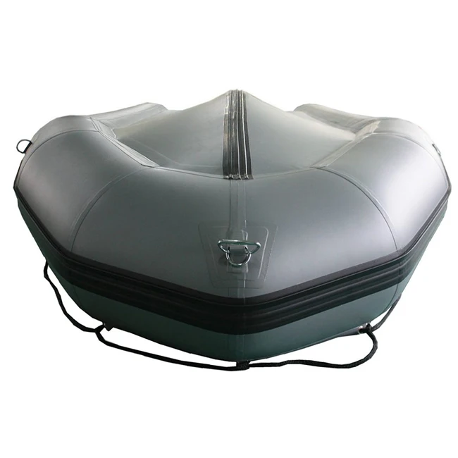 18ft A550 CE PVC/Hypalon Inflatable Boat With Aluminum Floor For Fishing