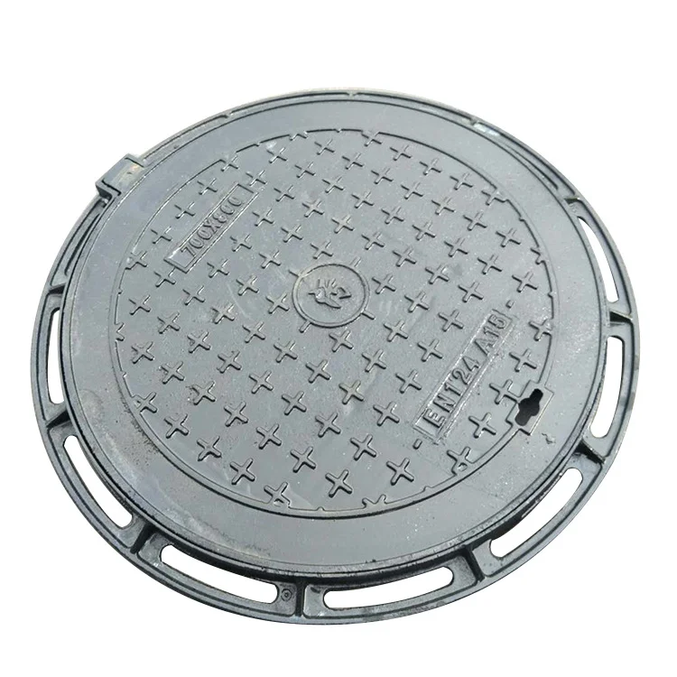 OEM&ODM En124 Rectangular Ductile Iron Manhole Cover Round Cast Iron Manhole Cover