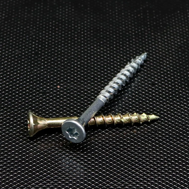 torx socket head cap colored wood screw