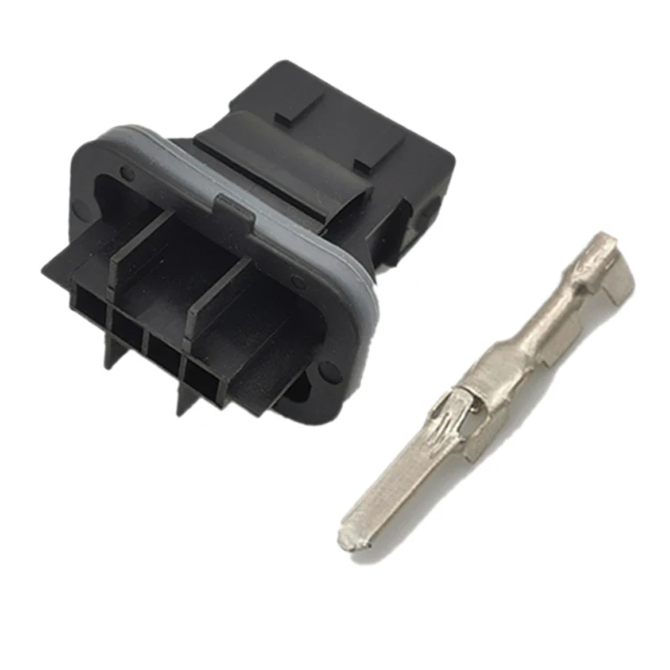 DJ70446-3.2-11 мужской 4 контактный водонепроницаемый PA6 автомобильный разъем с терминалы