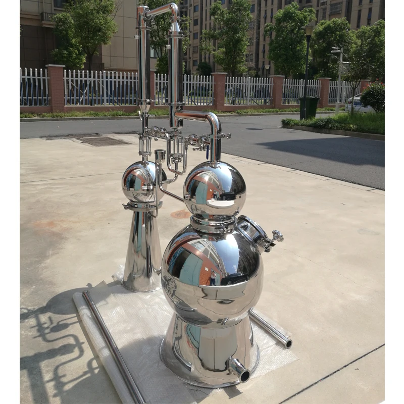 50L alembic still price distillation equipment essential oil distiller