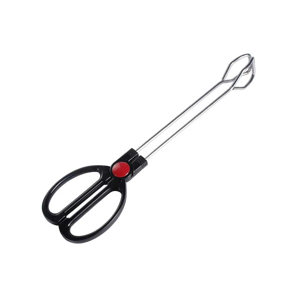 12 Inches Kitchen Scissor Tongs Serving Food Tongs Barbecue Grilling Baking Tongs