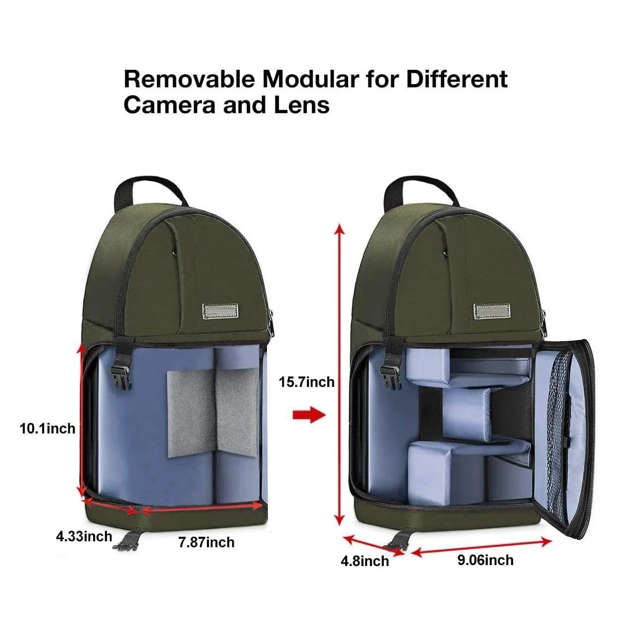 Портативная Сумка-слинг для камеры DSLR/SLR/беззеркальный противоударный чехол фотосъемки через плечо сумки ежедневного путешествия
