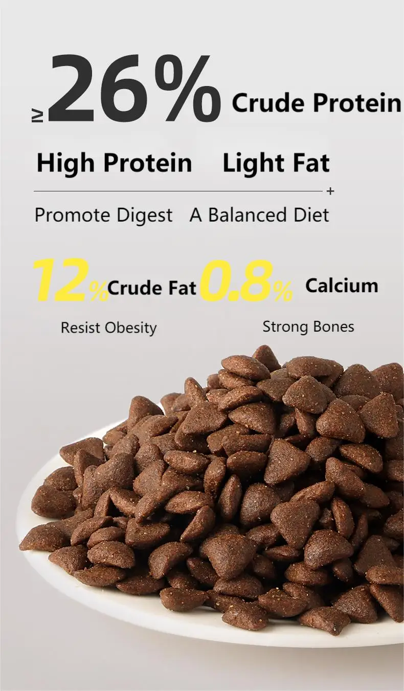 Free Sample Organic Pet Food Halal Wholesalers Freeze Dried Weight Gain Special Dry Cat Dog Food
