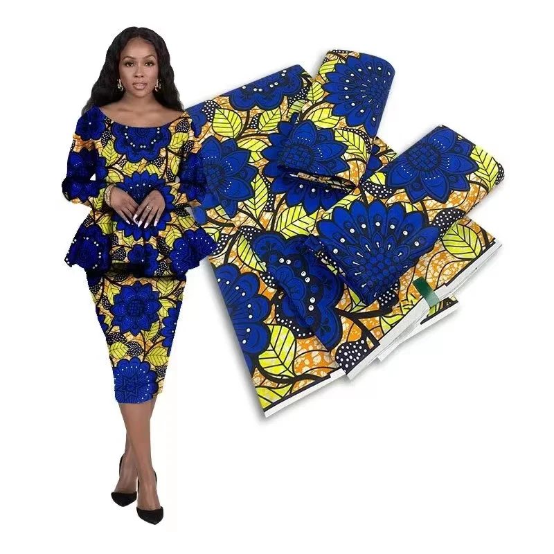 2022 Premium Africa Nigeria high quality veritable 100% cotton true wax party printed fabric
