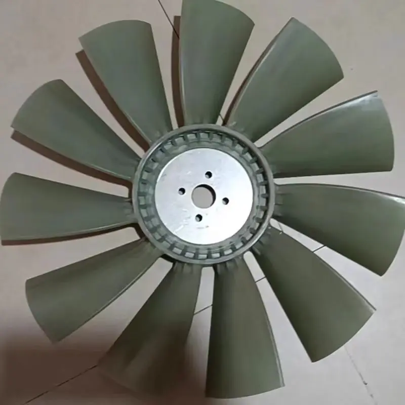 TIEJIA High Quality C6121 3306 D6114 Diesel Engine Fan Blade D16L-000-12+D For Excavator Loader Crane Engine