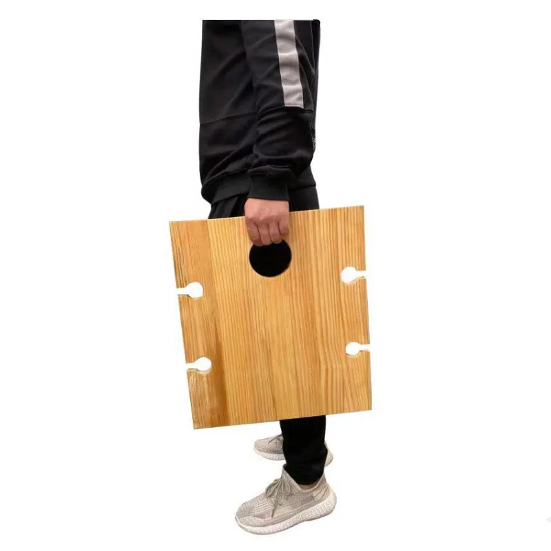 Wooden Outdoor Foldable Picnic Table with Glass Holder,Outdoor portable Wine Table, Small fold up Beach Camping Table CNLF