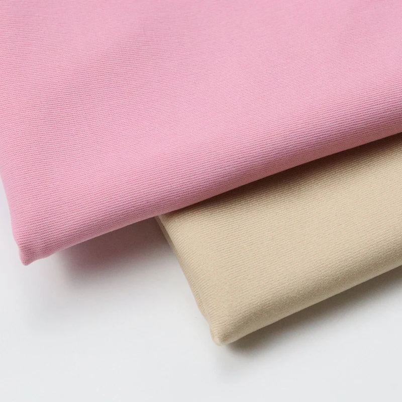 Premium Nylon spandex Stretch fabric 30/30N weft knitted matte reversible interlock yoga leggings yoga suit fabric