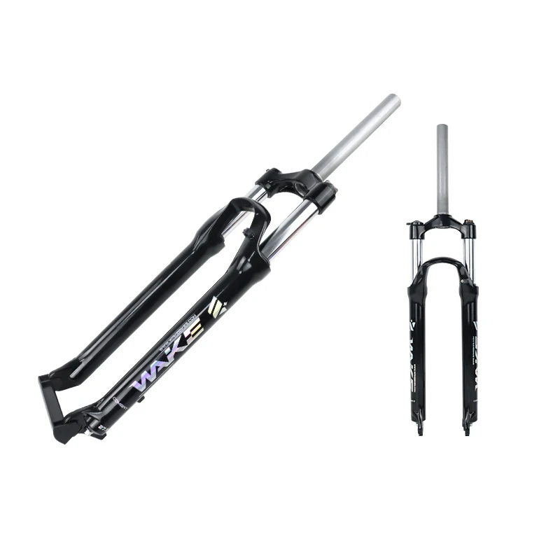 Bike Downhill Pneumatic MTB Front Fork Bicycle 26/27.5/29 Inch Aluminum Alloy Shock Absorber Front Fork WAKE Cycle Fork
