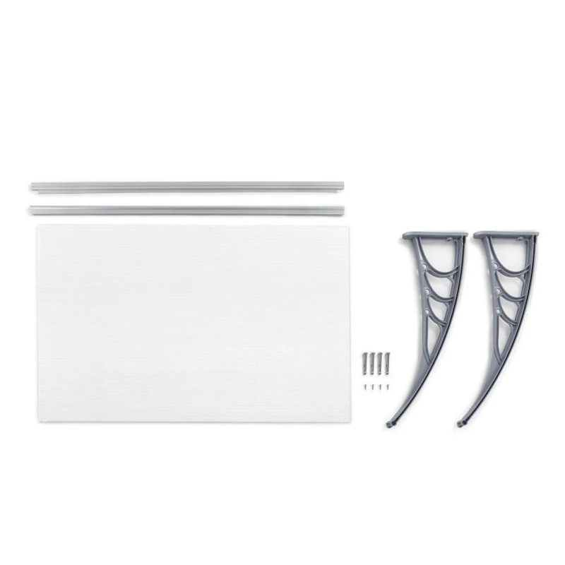 Алюминиевая/пластиковая 60/80/100/120/150 см Рамка Кронштейн из поликарбоната навес