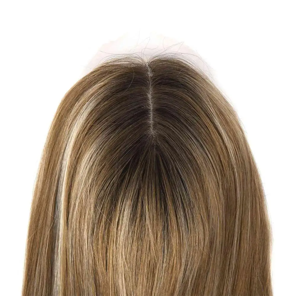 
Neitsi 20iNCH 6x6.5 straight hair cuticle aligned virgin european human hair toppers top hair pieces for women 